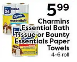 Rich's Fresh Market Charmin Essentials Bath Tissue or Bounty Essentials Paper Towels offer