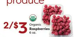 Rich's Fresh Market Organic Raspberries offer