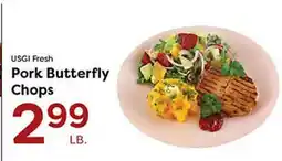 Rich's Fresh Market USGI Fresh Pork Butterfly Chops offer
