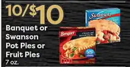 Rich's Fresh Market Banquet or Swanson Pot Pies or Fruit Pies offer