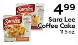 Rich's Fresh Market Sara Lee Coffee Cake offer