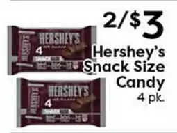 Rich's Fresh Market Hershey's Snack Size Candy offer