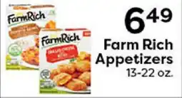 Rich's Fresh Market Farm Rich Appetizers offer