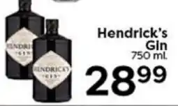 Rich's Fresh Market Hendrick's Gin offer