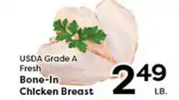 Rich's Fresh Market USDA Grade A Fresh Bone-In Chicken Breast offer
