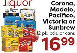 Rich's Fresh Market Corona, Modelo, Pacifico, Victoria or Sunbrew offer