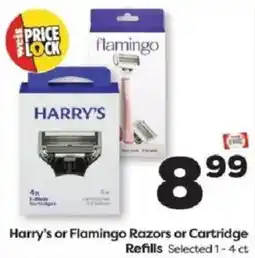 Weis Markets Harry's or Flamingo Razors or Cartridge Refills offer