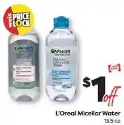 Weis Markets L'Oreal Micellar Water offer