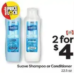 Weis Markets Suave Shampoo or Conditioner offer