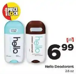 Weis Markets Hello Deodorant offer
