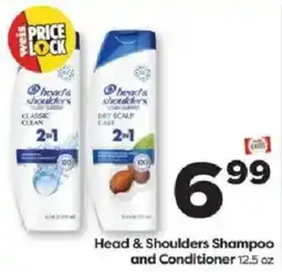 Weis Markets Head & Shoulders Shampoo and Conditioner offer