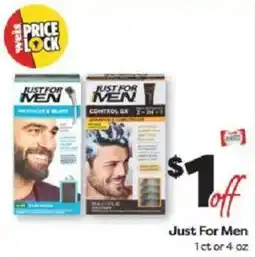 Weis Markets Just For Men offer