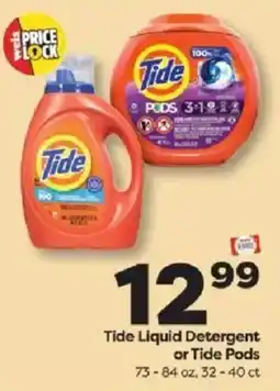 Weis Markets Tide Liquid Detergent or Tide Pods offer