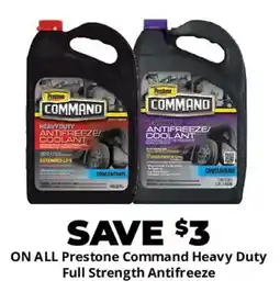 Advance Auto Parts Prestone Command Heavy Duty Full Strength Antifreeze offer