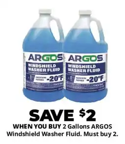Advance Auto Parts Argos windshield washer fluid offer