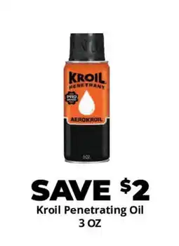 Advance Auto Parts Kroil penetrating oil offer