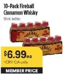 Raley's Fireball Cinnamon Whisky offer