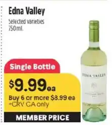 Raley's Edna Valley selected varieties offer