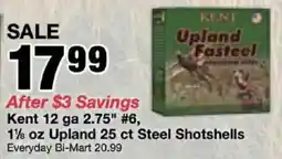 Bi-Mart Kent Upland Faststeel Steel Shotshells offer