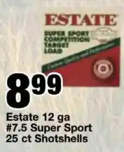 Bi-Mart Estate 12 ga #7.5 Super Sport Shotshells offer