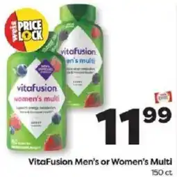 Weis Markets VitaFusion Men's or Women's Multi offer