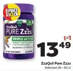 Weis Markets Vicks zzzquil pure zzzs offer