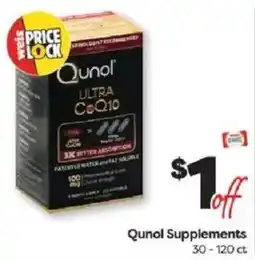 Weis Markets Qunol Supplements offer