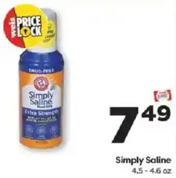 Weis Markets Simply Saline offer