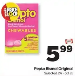 Weis Markets Pepto Bismol Original offer