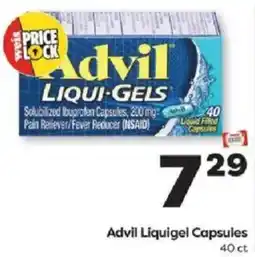 Weis Markets Advil Liquigels Capsules offer