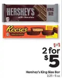 Weis Markets Hershey's King Size Bar offer
