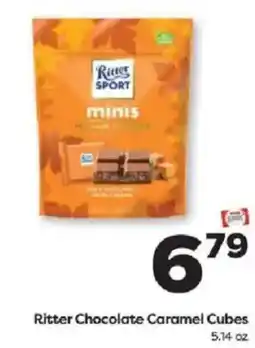 Weis Markets Ritter Chocolate Caramel Cubes offer