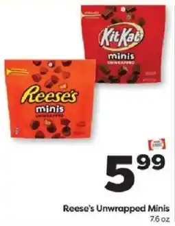Weis Markets Reese's Unwrapped Minis offer