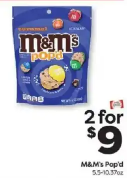 Weis Markets M&M's Pop'd offer