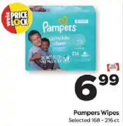 Weis Markets Pampers Wipes offer