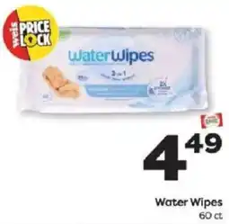 Weis Markets Water Wipes offer