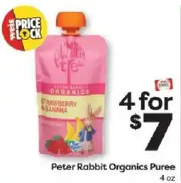 Weis Markets Peter Rabbit Organics Puree offer