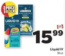 Weis Markets Liquid IV offer