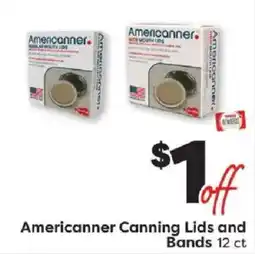 Weis Markets Americanner Canning Lids and Bands offer
