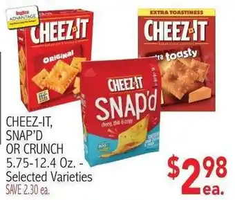 Cheez-it, Snap'd or Crunch