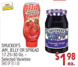 Ingles Markets Smucker's jam, jelly or spread offer