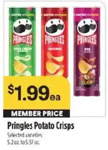 Raley's Pringles Potato Crisps offer