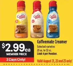 Raley's Coffeemate Creamer offer