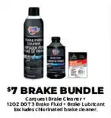 Advance Auto Parts Conquest brake cleaner offer