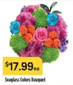 Raley's Seaglass Colors Bouquet offer