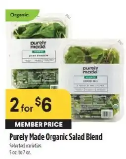 Raley's Purely Made Organic Salad Blend offer