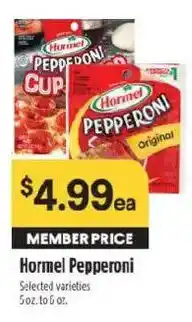 Raley's Hormel Pepperoni offer