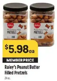Raley's Raley's Peanut Butter Filled Pretzels offer