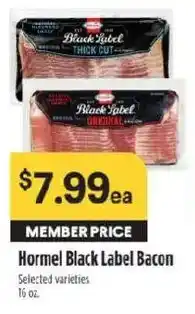 Raley's Hormel Black Label Bacon offer