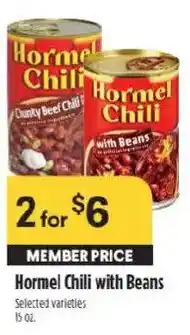 Raley's Hormel Chili with Beans offer